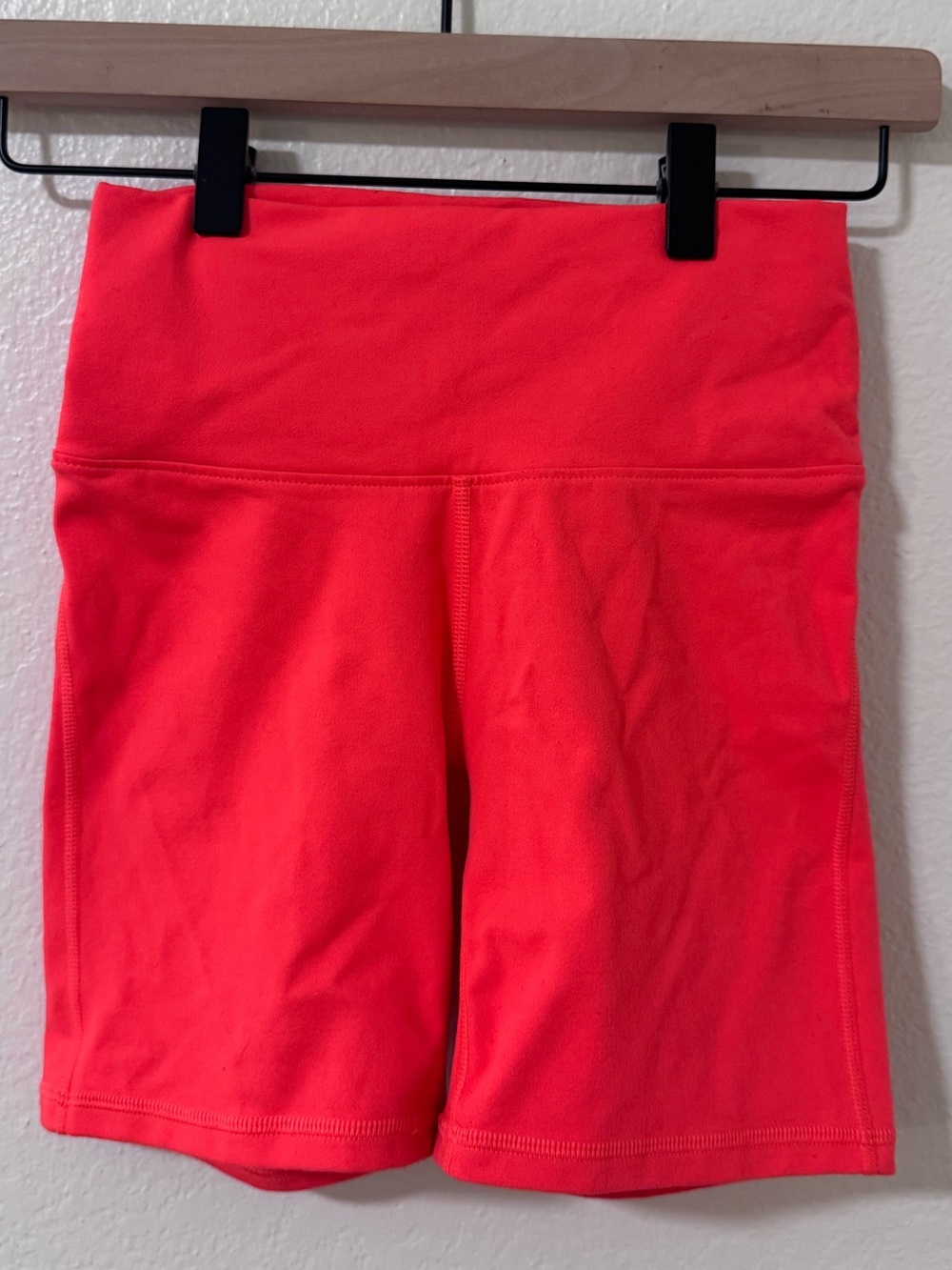 Women’s High-Waist Coral Active Bike Shorts